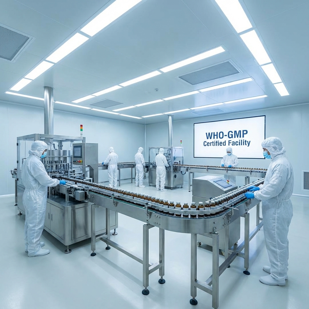 WHO-GMP Certified Manufacturing Facility